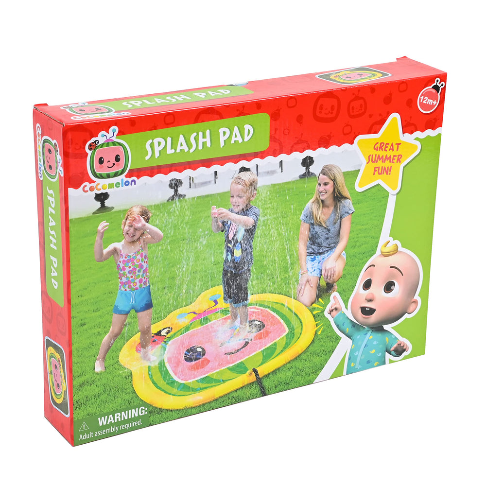CoComelon Splash Pad folds flat for easy storage and transport.