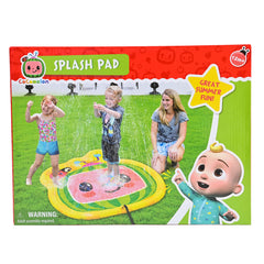Toddler-friendly CoComelon Splash Pad, a safe space for supervised exploration.