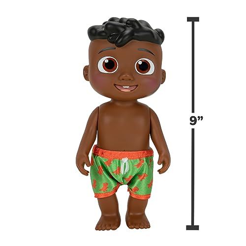 CoComelon Cody towel accessory for quick drying after splashes
