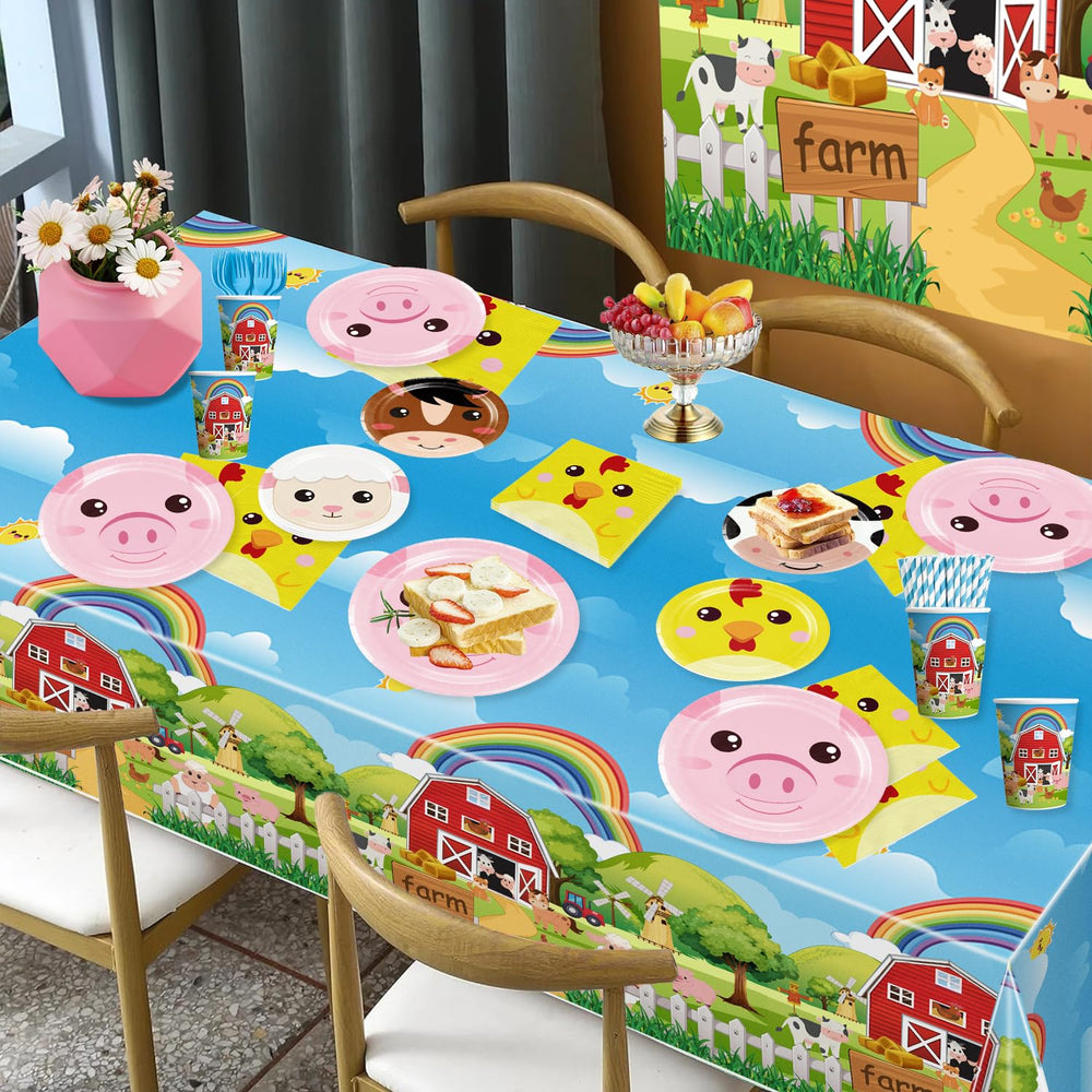 Cocomigo tablecloths protect surfaces while keeping party style.