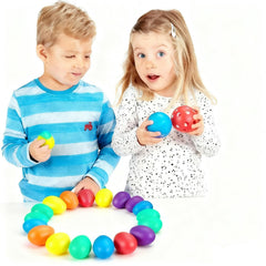 COCOMOON crisp-sound egg shakers enhance early musical exploration and listening