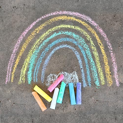 CocoNut Outdoor chalk colors inspire creative hopscotch and letter tracing.