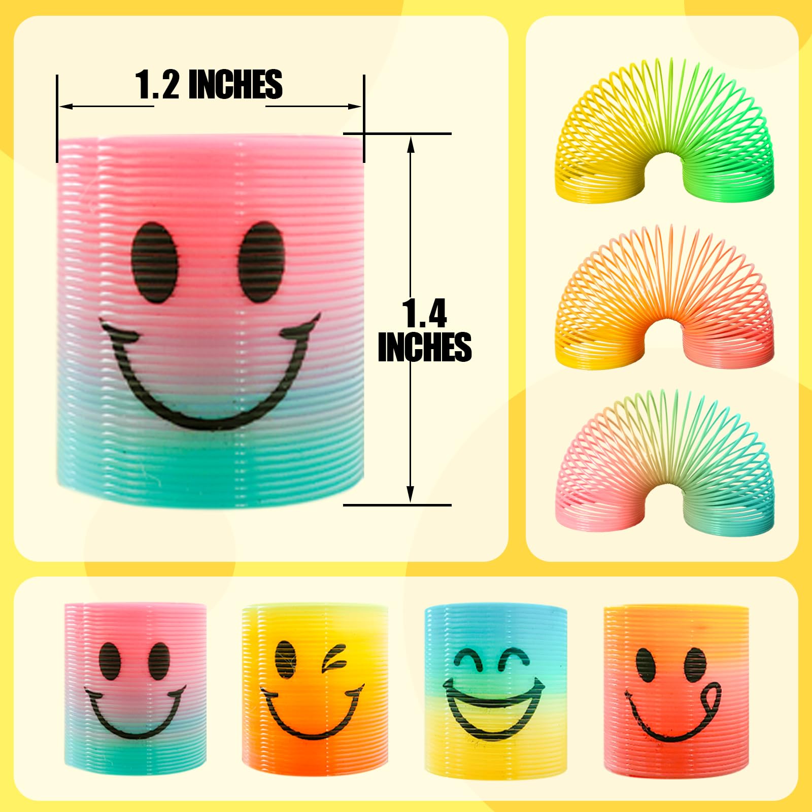 Cocurb spring face variants add playful smiles to favors.