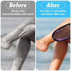 Codree sand wipe off mitt ergonomic palm design for easy grip.