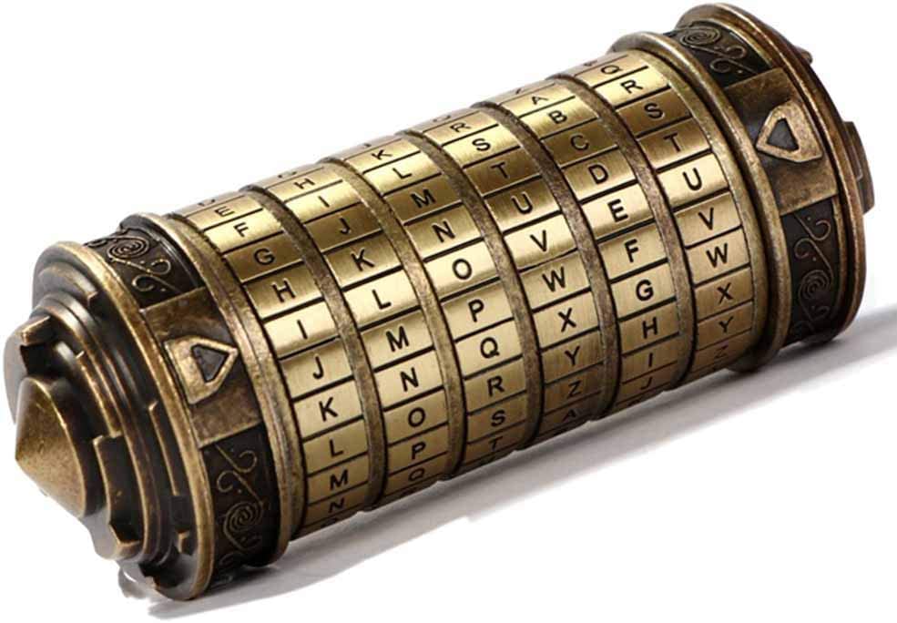 coejokno Cryptex front view showcases compact Da Vinci inspired design for curiosity