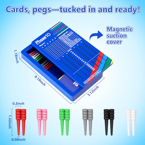 Cogniplay peg storage keeps all game pieces secure during travel.