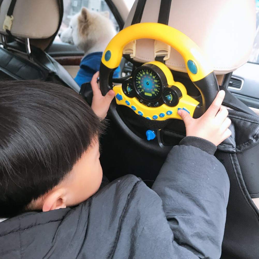 Coherny steering wheel left signal lights simulate real driving for imaginative play.