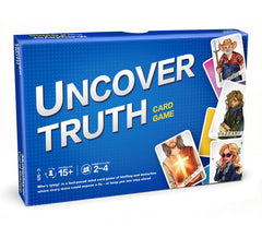 COHHFWPD Uncover Truth box front for travel-friendly game nights.