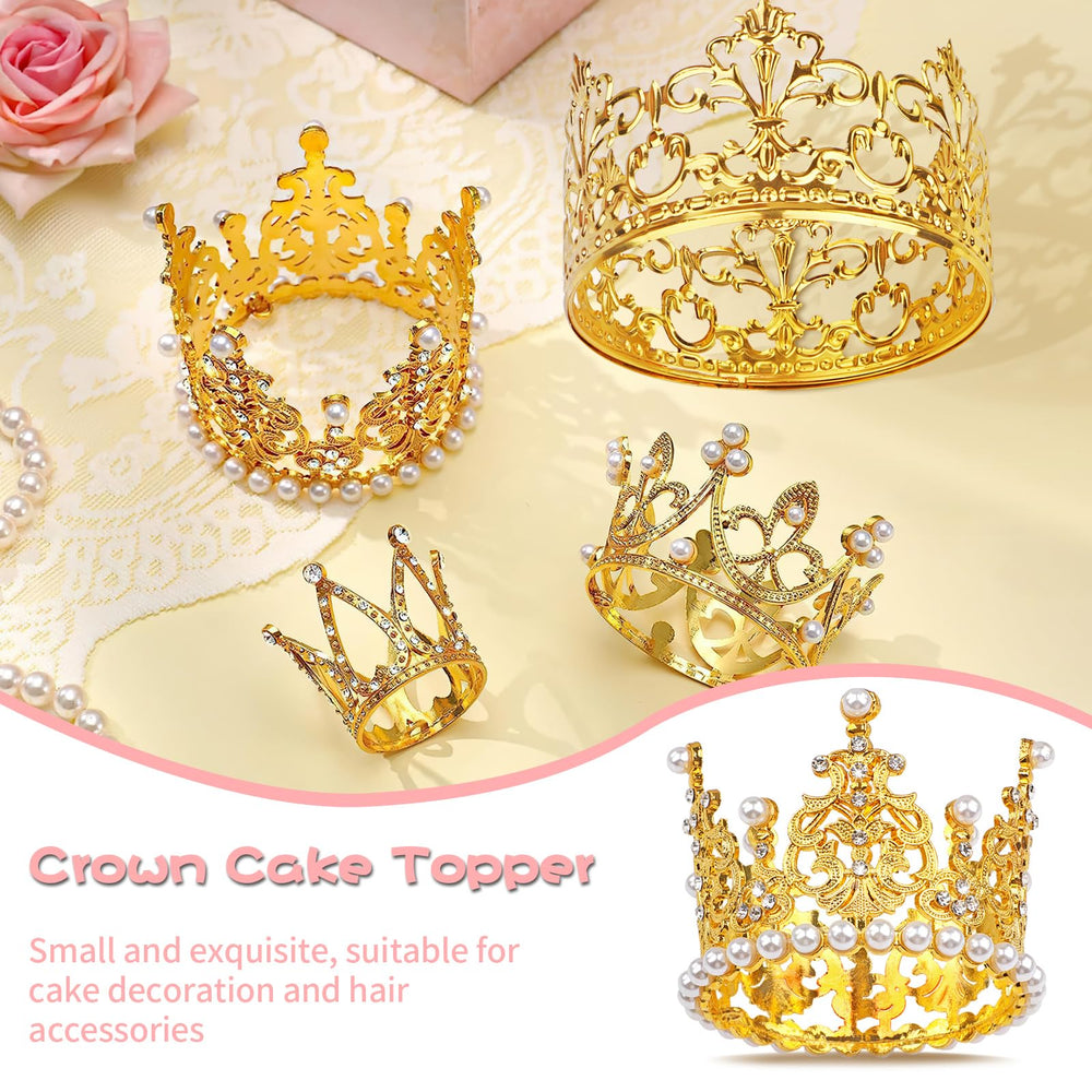 COIDEA crown topper for dolls and pets adds royal flair