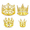 COIDEA gold crown topper for cake adds sparkling elegance to celebrations