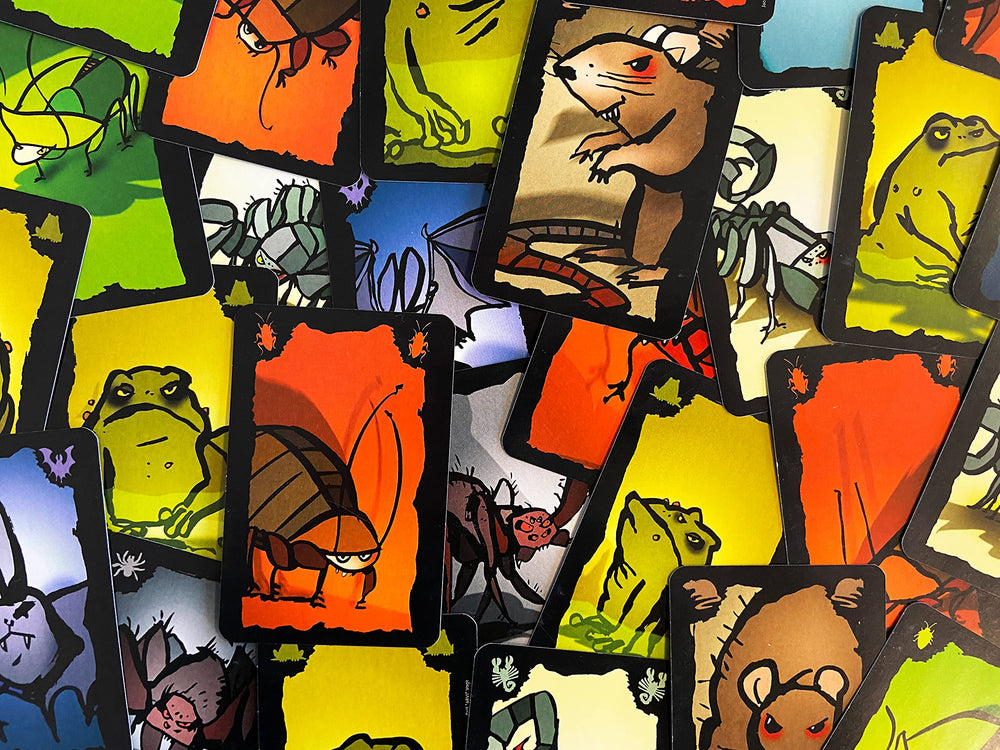 Coiledspring Schmidt DMS Cockroach Poker card deck full of critters