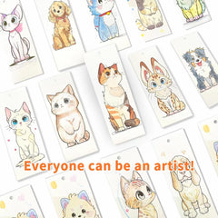 COIPLAY 52 bookmarks color sheets provide quick prompts and handy page markers.