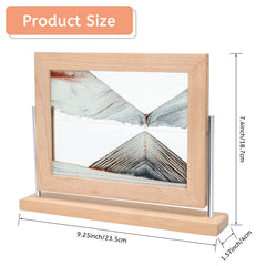 Coitak Moving Sand Art on desk display, dynamic decor to spark focus and inspiration