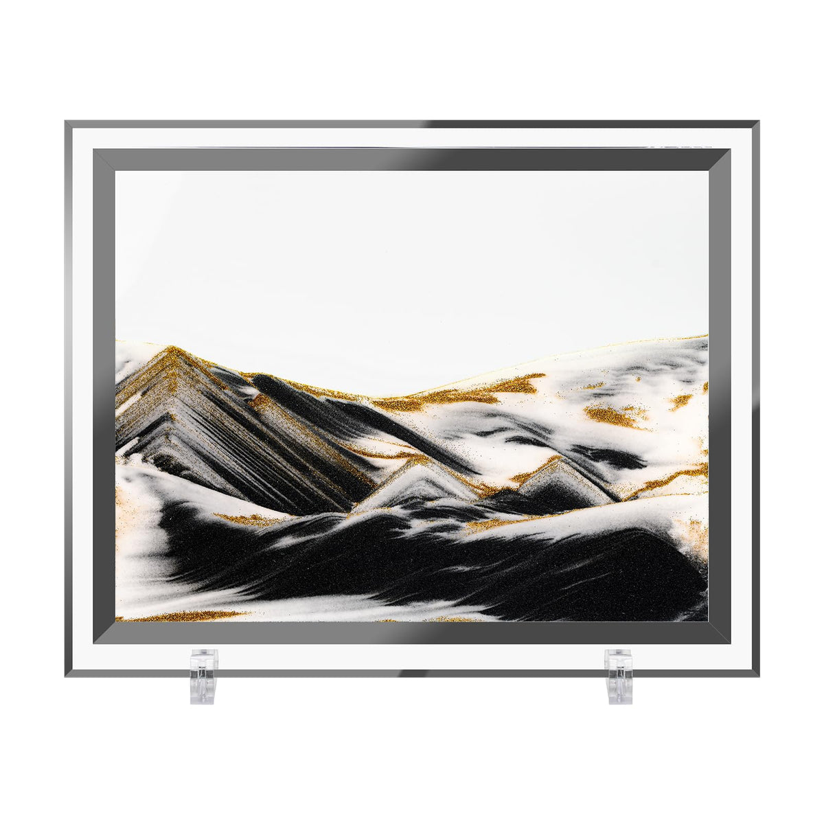 Coitak moving sand art picture closeup on desk for calming focus