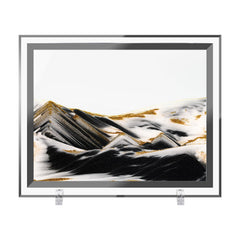 Coitak moving sand art picture closeup on desk for calming focus