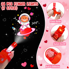 COKOKA elastic finger strap keeps the lights securely on little hands.