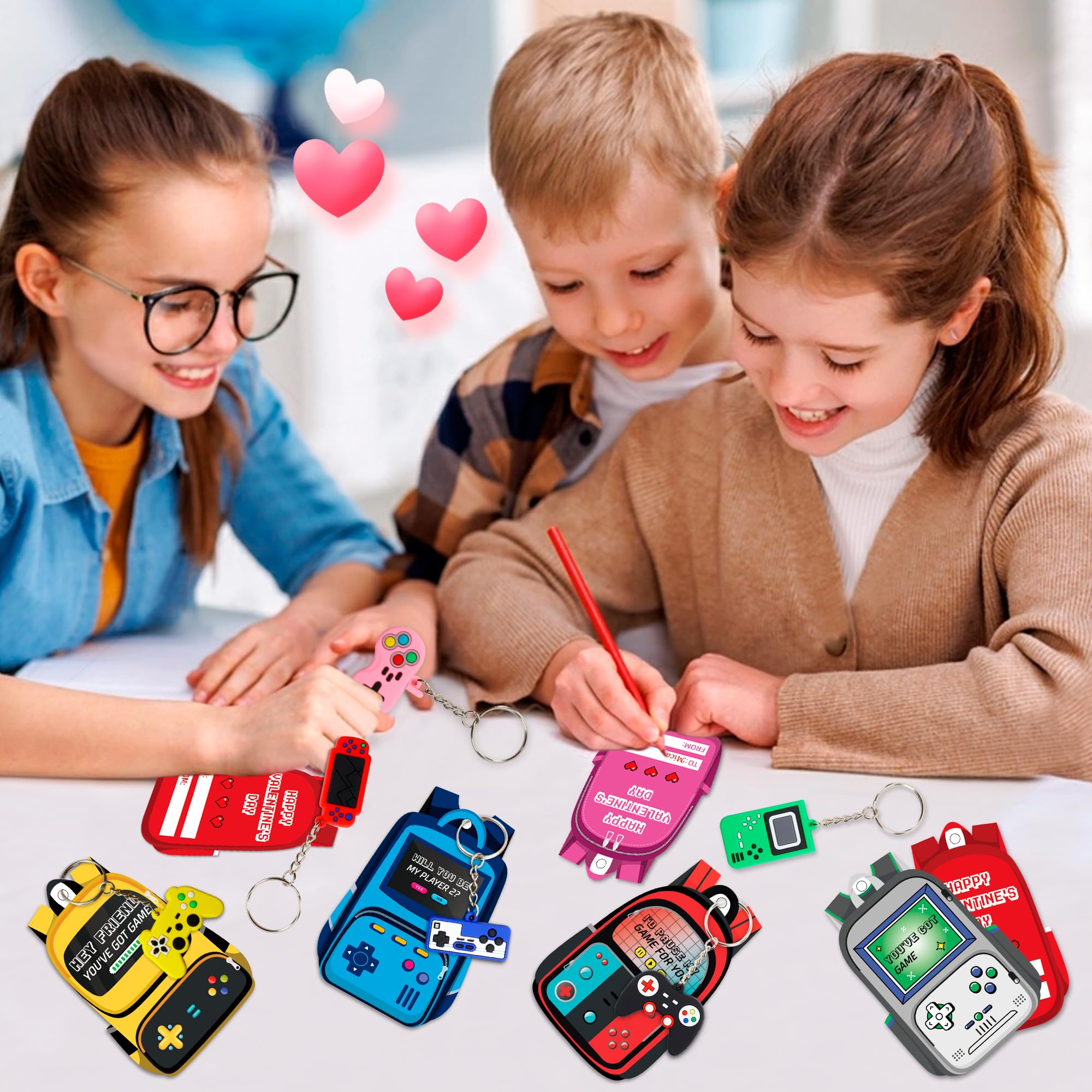 Close-up shows smooth-edged cards for safe classroom handling