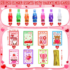 COKOKA customizable Valentines cards paired with lights for exchanges