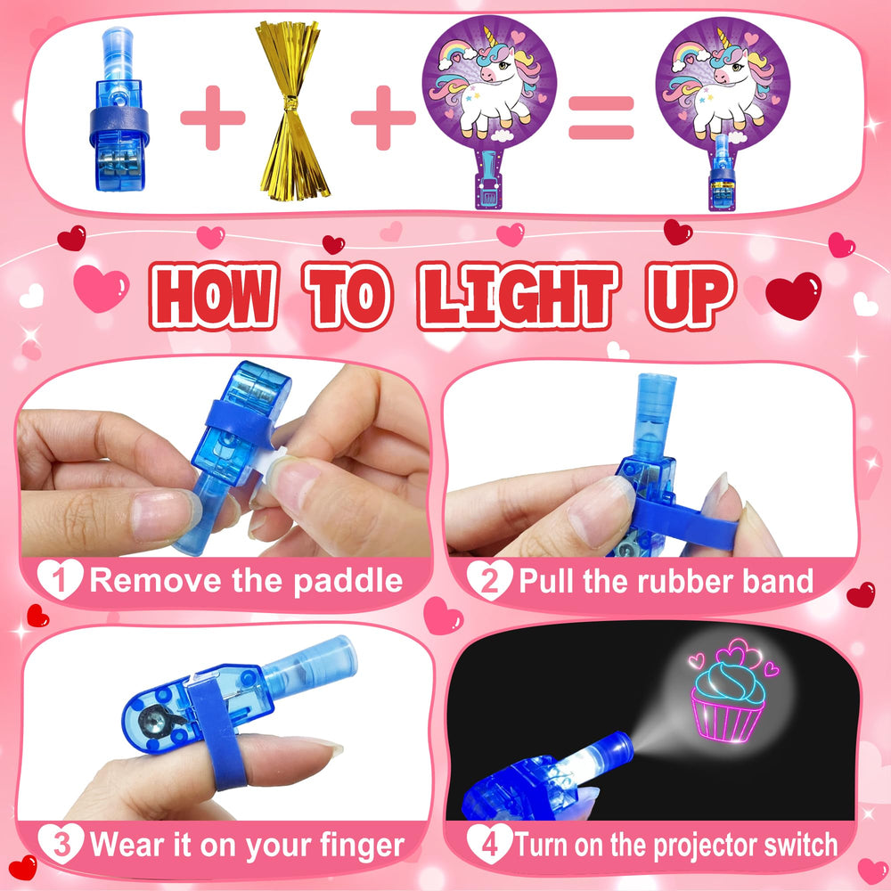 COKOKA animal-pattern finger light set features multiple designs for gifts.
