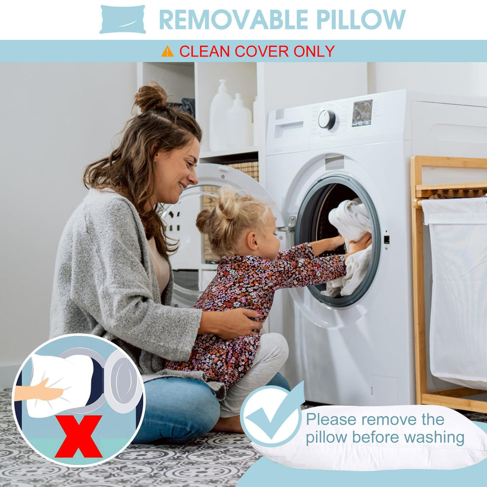 Cokouchyi nap mat features a removable pillow for easy cleaning.