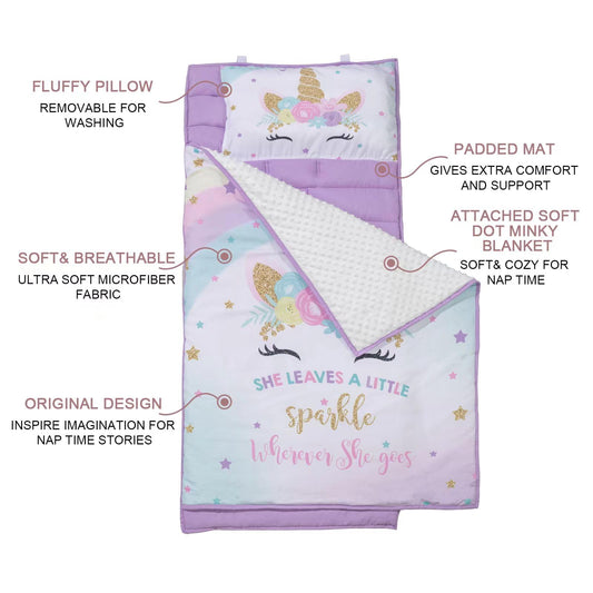 Cokouchyi padded mat highlights plush cushioning for a soft nap experience.
