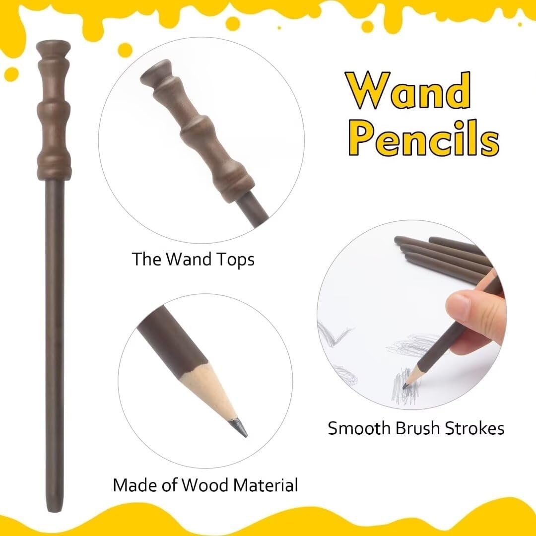 Col-Pary wand pencils cosplay prop doubles as functional writing tools for creative events.