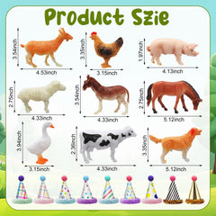 Colingmill cake topper arrangement with cute farm animals