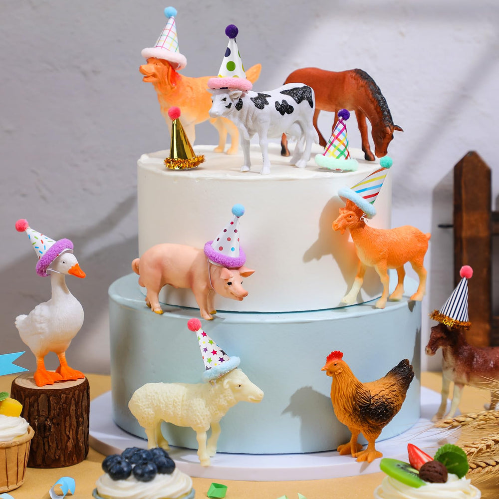 Colingmill mini birthday hats for cake decoration and party flair