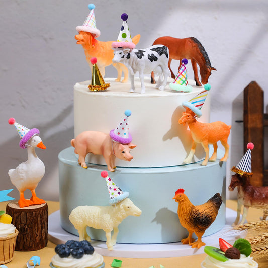 Colingmill mini birthday hats for cake decoration and party flair