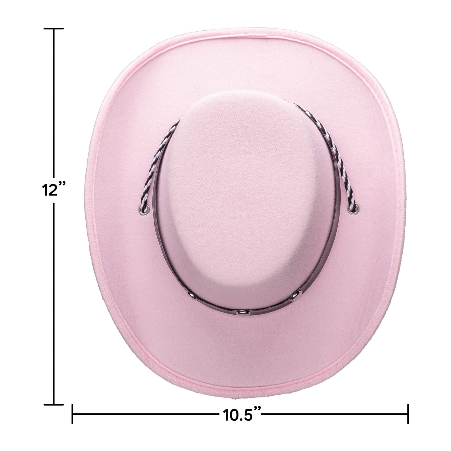 COLLECT PRESENT infant cowgirl hat pink side view for photo-ready outfits