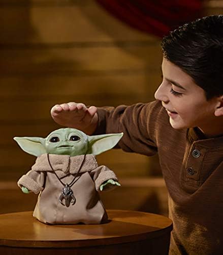 Collect The Child animatronic edition removable Mandalorian pendant necklace for dress-up fun