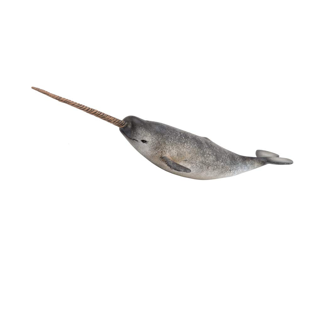 CollectA Narwhal figure front view supports imaginative play and learning