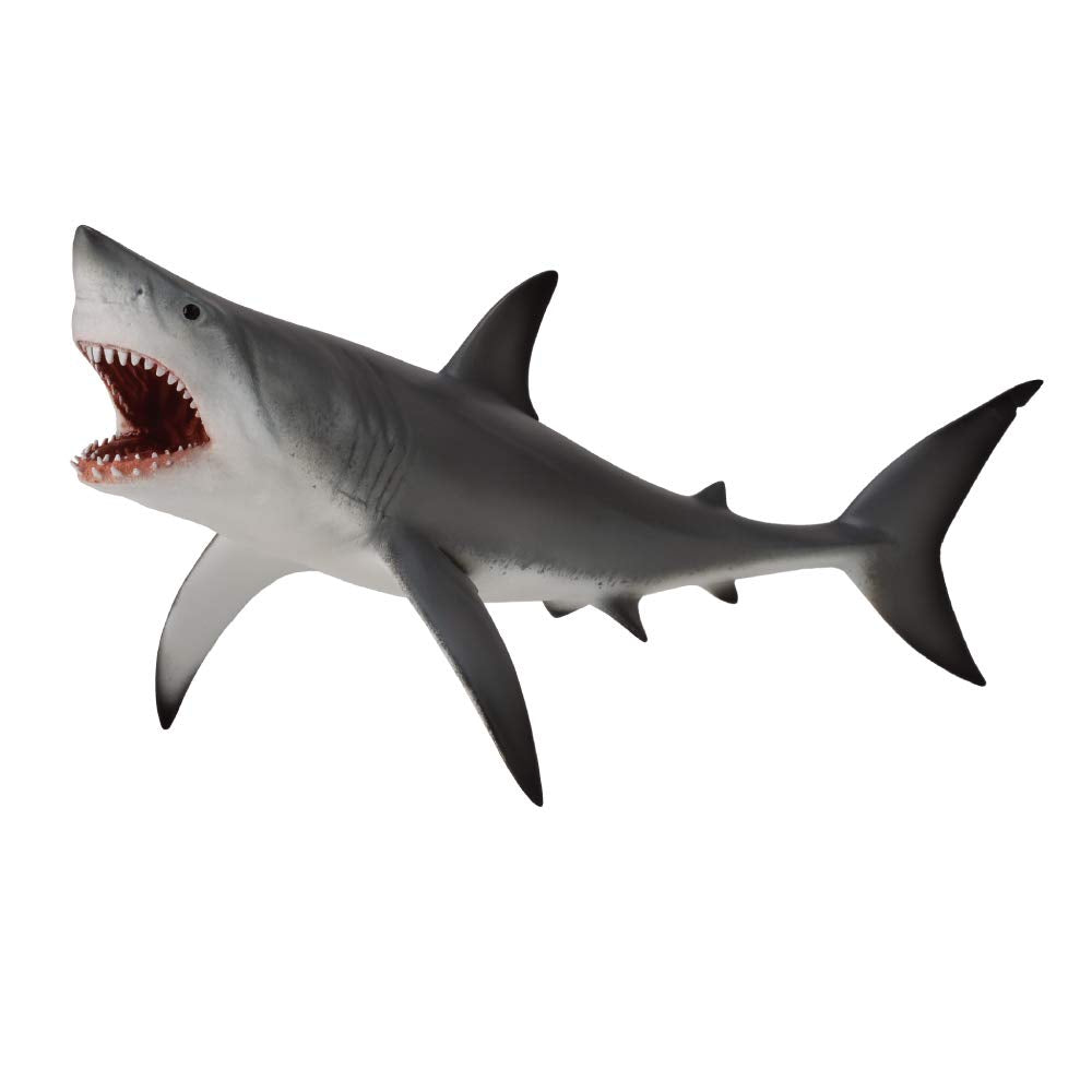 CollectA Sea Life Great White Shark open jaw toy figure for classroom display