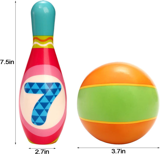 Coloch pins numbered 1-10 for counting practice.