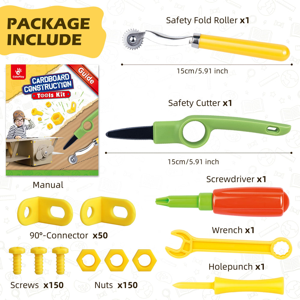 ColoPlay 355 cardboard cutter with safety guard in use