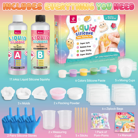 ColoPlay Taba Squishy Kit guided instructions boost beginner confidence.