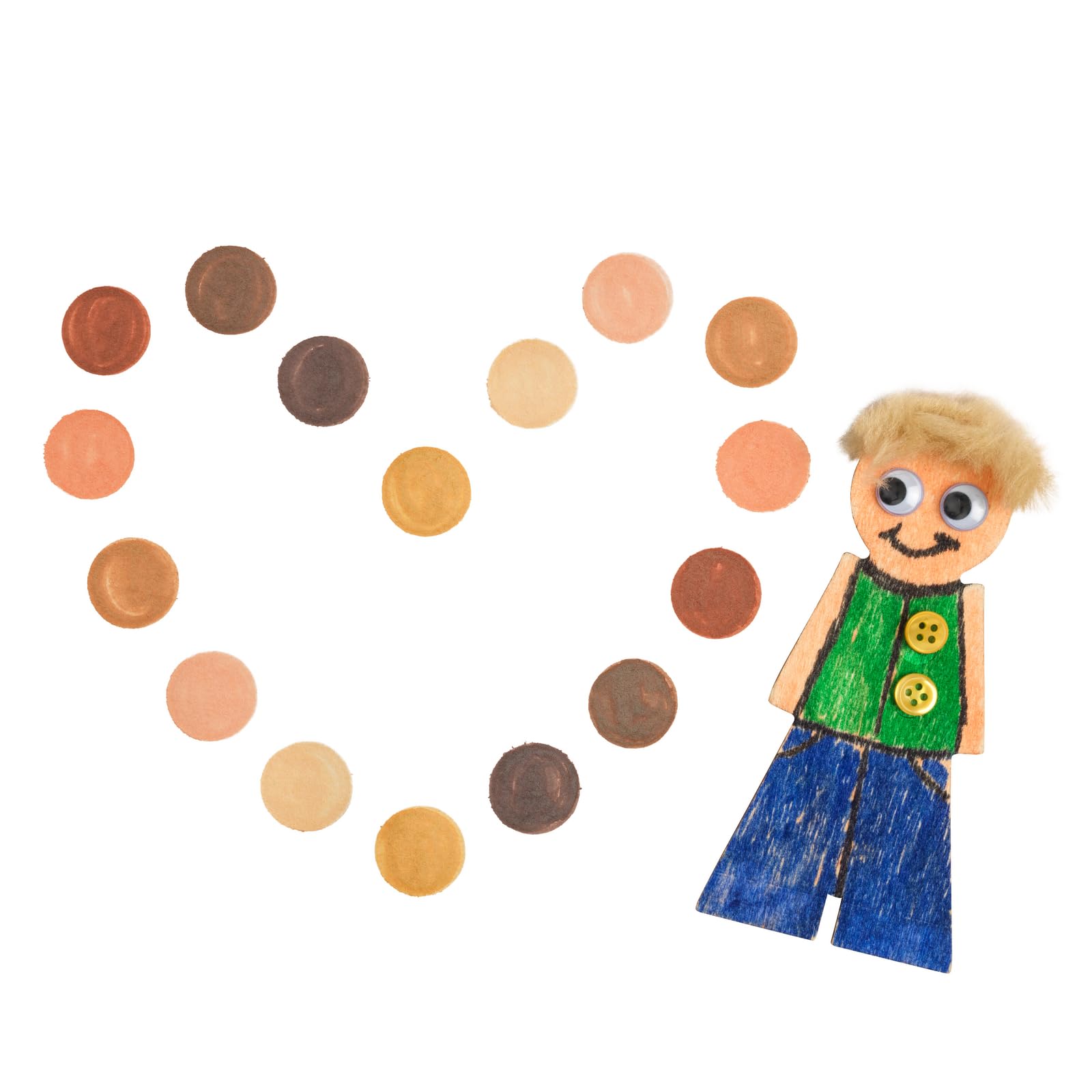 Colorations skin-tone color collection supporting inclusive art expressions.