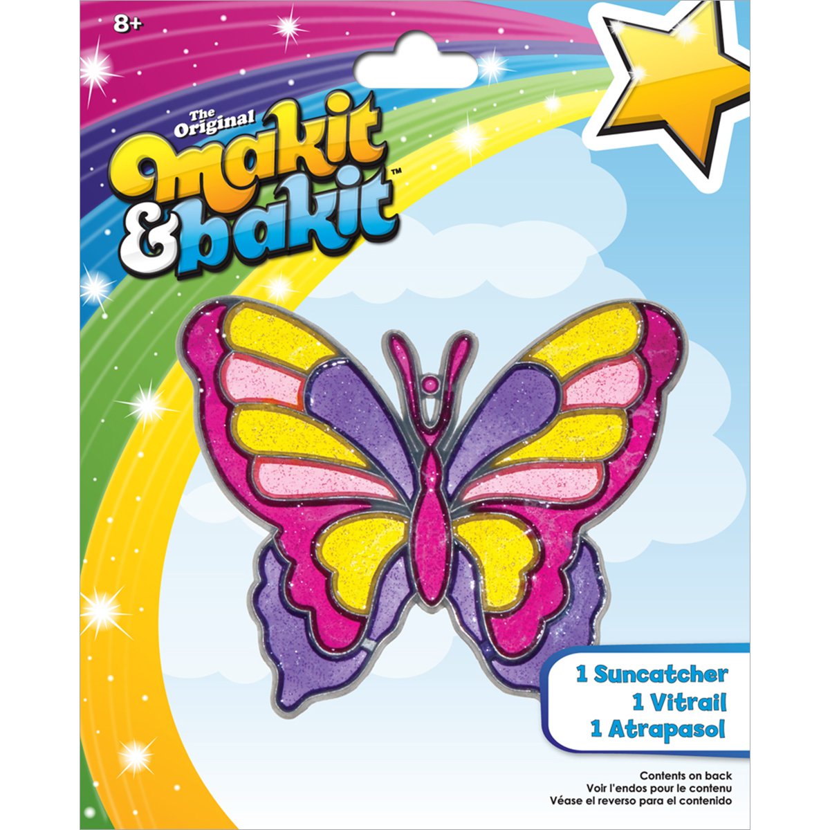 ColorBok 47650TB sun catcher kit with metal frame; creates light-catching window decor.