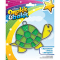 Colorbok turtle suncatcher kit for sunlit window decor and crafts using high-grade materials