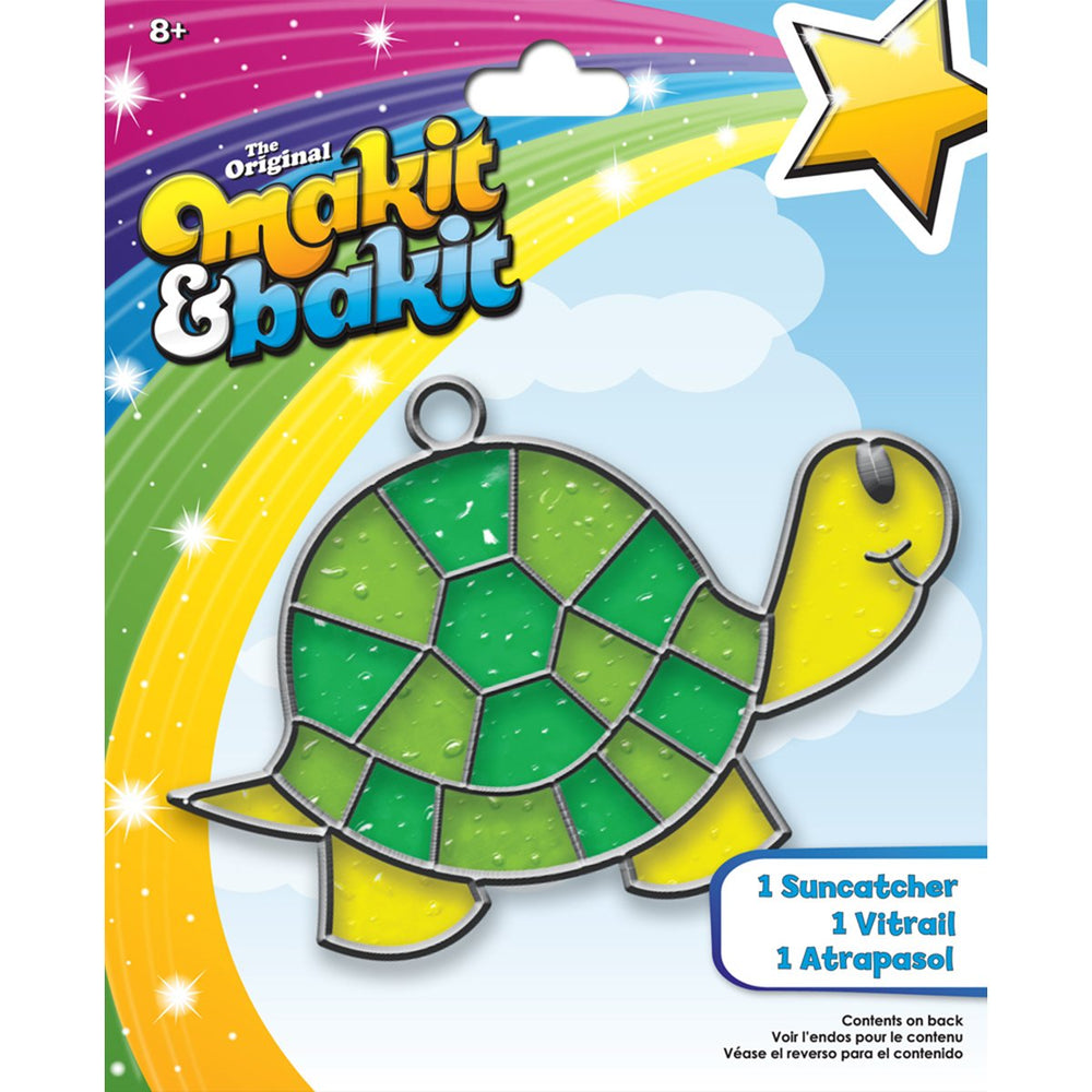 Colorbok turtle suncatcher kit for sunlit window decor and crafts using high-grade materials