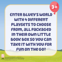 Colorforms Bluey Beach Day scene—reusable pieces for seaside adventures.