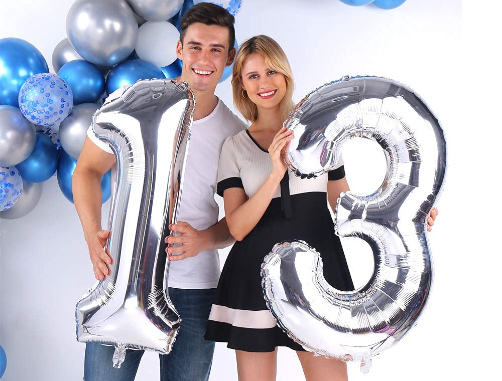 COLORFUL ELVES No3 balloon 40inch complements No1 for milestone decor