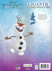 Coloring Books Frozen 2 Olaf stand-up back cover cutout for interactive display