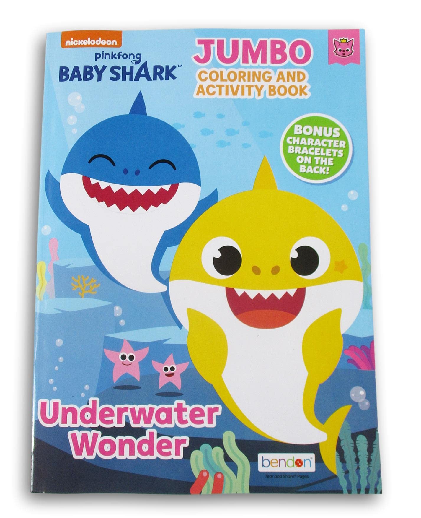 Coloring Books Pinkfong Baby Shark Jumbo Book cover variation hints at different styles.