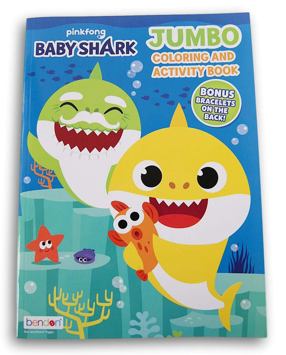 Coloring Books Pinkfong Baby Shark Jumbo Book shark-themed scenes inspire imaginative coloring.