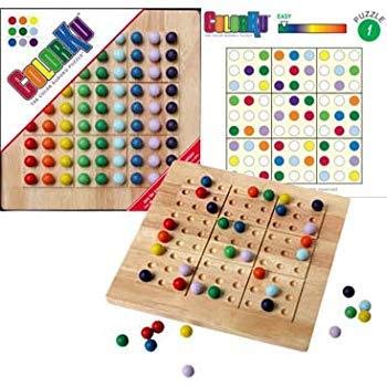 ColorKu nine color balls arranged for color puzzle challenges and sorting tasks