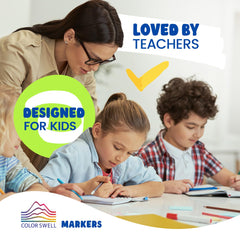Color Swell bright colors marker set supports vibrant art and quick color changes.