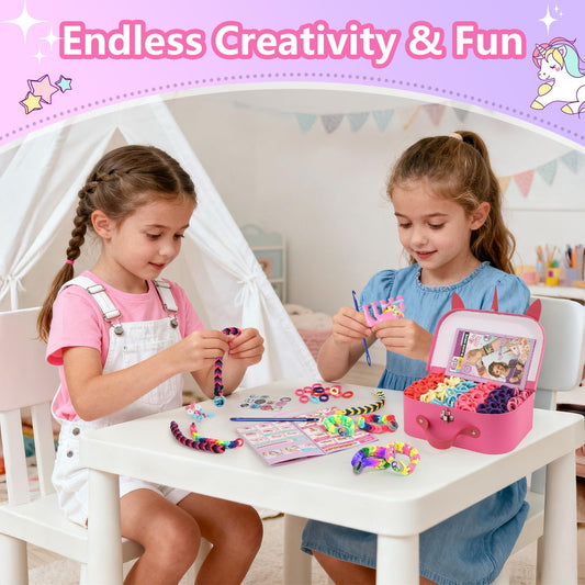 Combaybe 1200 colorful fabric rubber bands offer vibrant, durable versatility for bracelets.