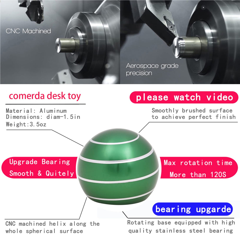 Comerda desk fidget toy spin action for a satisfying, quiet break
