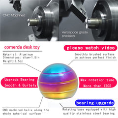 Comerda spinning toy showing optical illusion for concentration